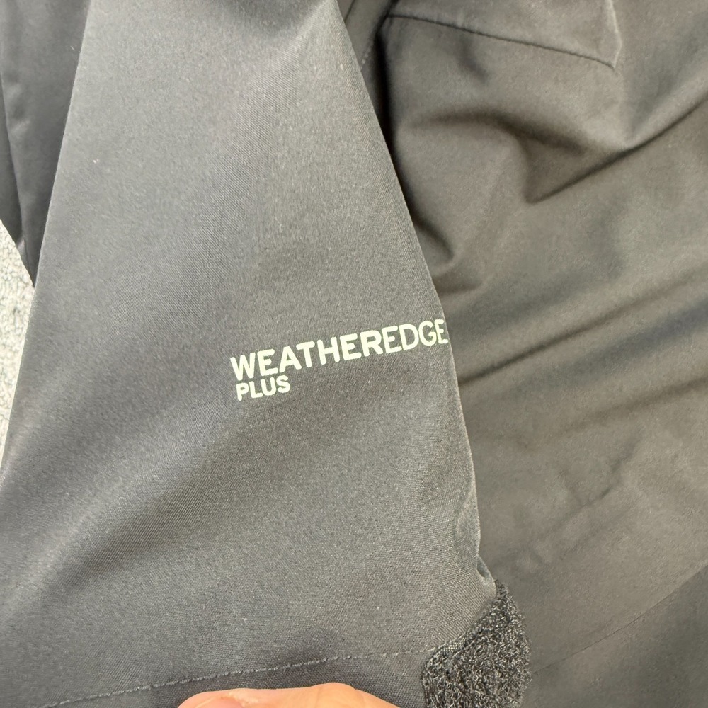 Eddie Bauer Jacket Womens 2X Black Weatheredge Plus Waterproof Hood Rain Wind - Picture 5 of 12